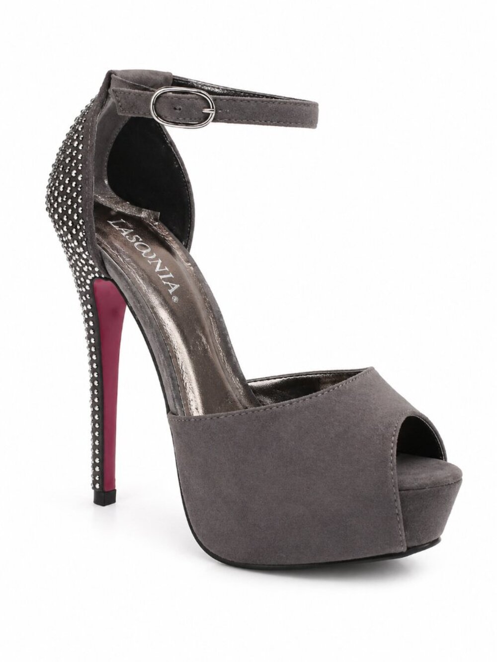 Lasonia Platform High Heels Ankle Strap Stiletto Peep Toe Pumps Women’s